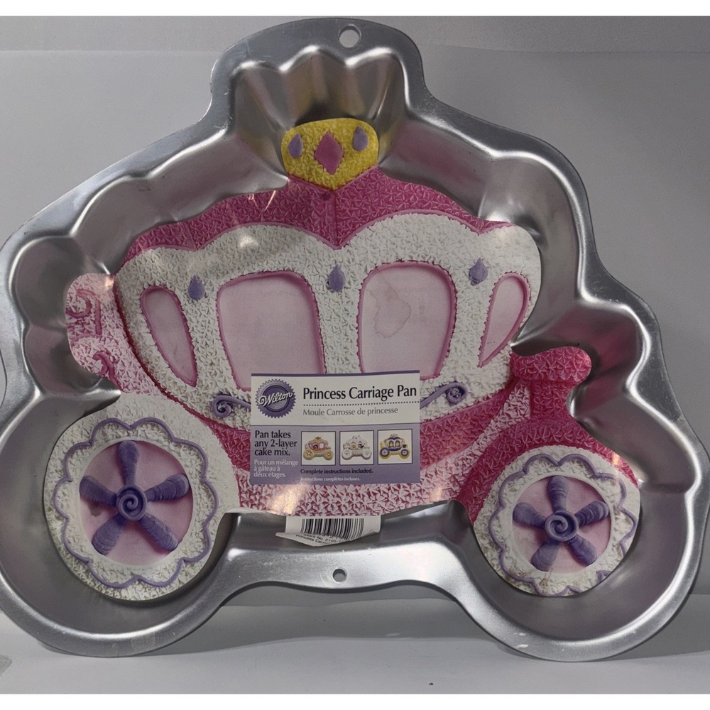 Wilton Princess Carriage Cake Pan 2105-1027 Retired Aluminum New